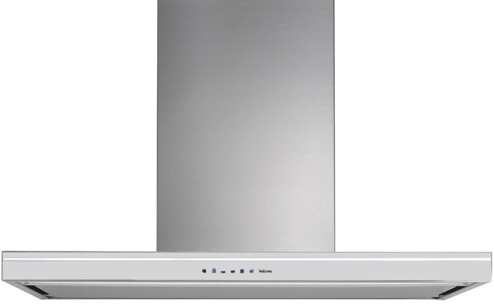 FALMEC SILENCE LUMINA NRS ISOLA 90 INOX VETRO BIANCO (800) островная вытяжка нержавеющая сталь CLMI9