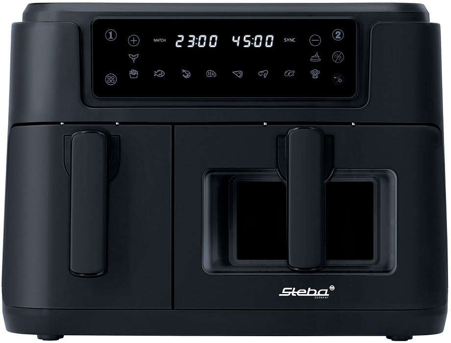 STEBA HF 9501 DUO BLACK аэрофритюрница черный
