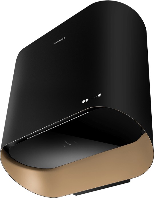 MAUNFELD GUNA 60 BLACK/ANTHRACITE WITH GOLD вытяжка черный/золотой