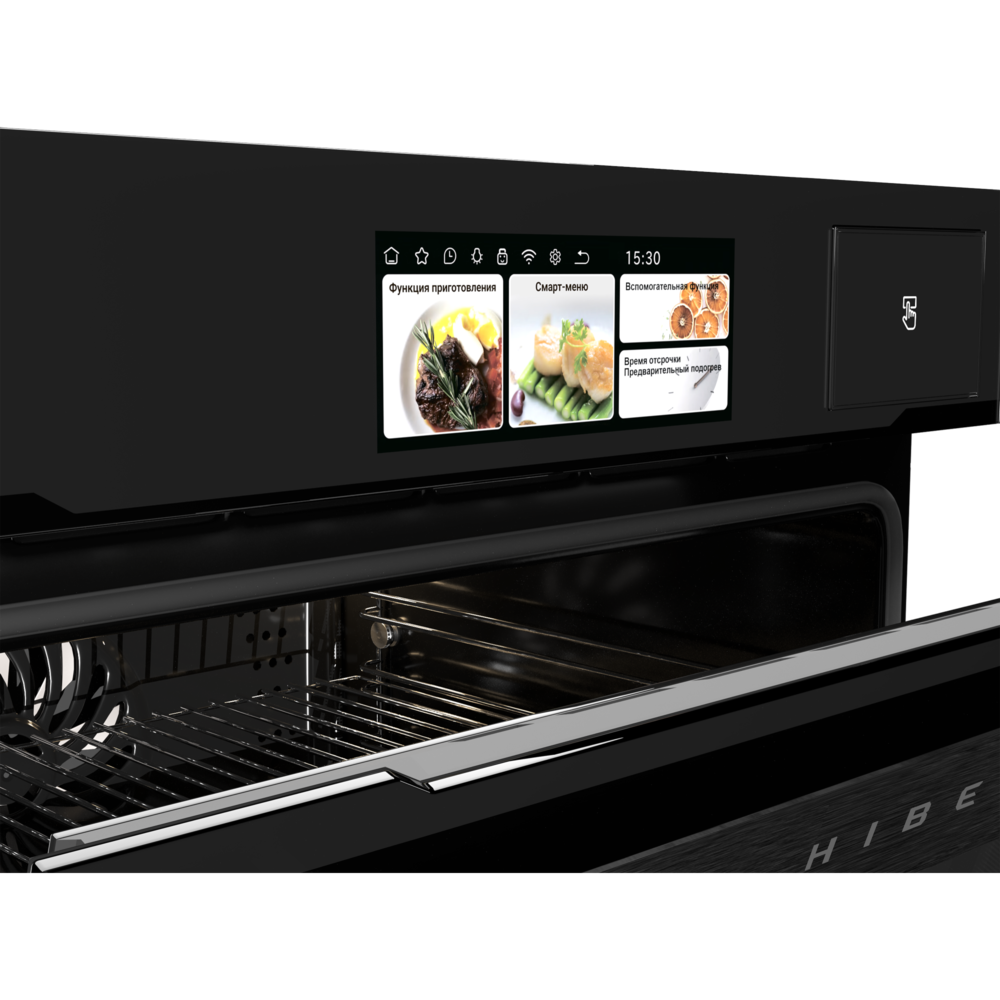 HIBERG S-VM 6615 B i-SMART духовой шкаф черный