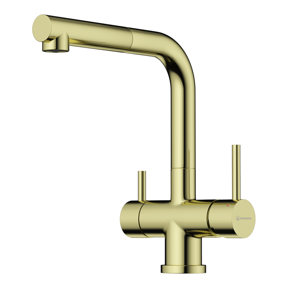 OMOIKIRI TAKAMATSU-S LG смеситель светлое золото