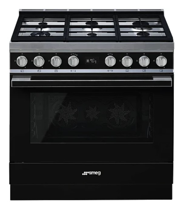 SMEG CPF9GPBL Отдельностоящий варочный центр, черный