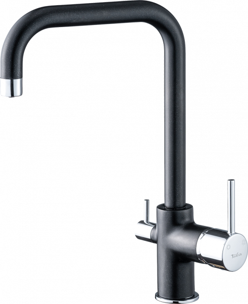 RIVELATO TOVEL 9025208 antracite cromo смеситель антрацит хром