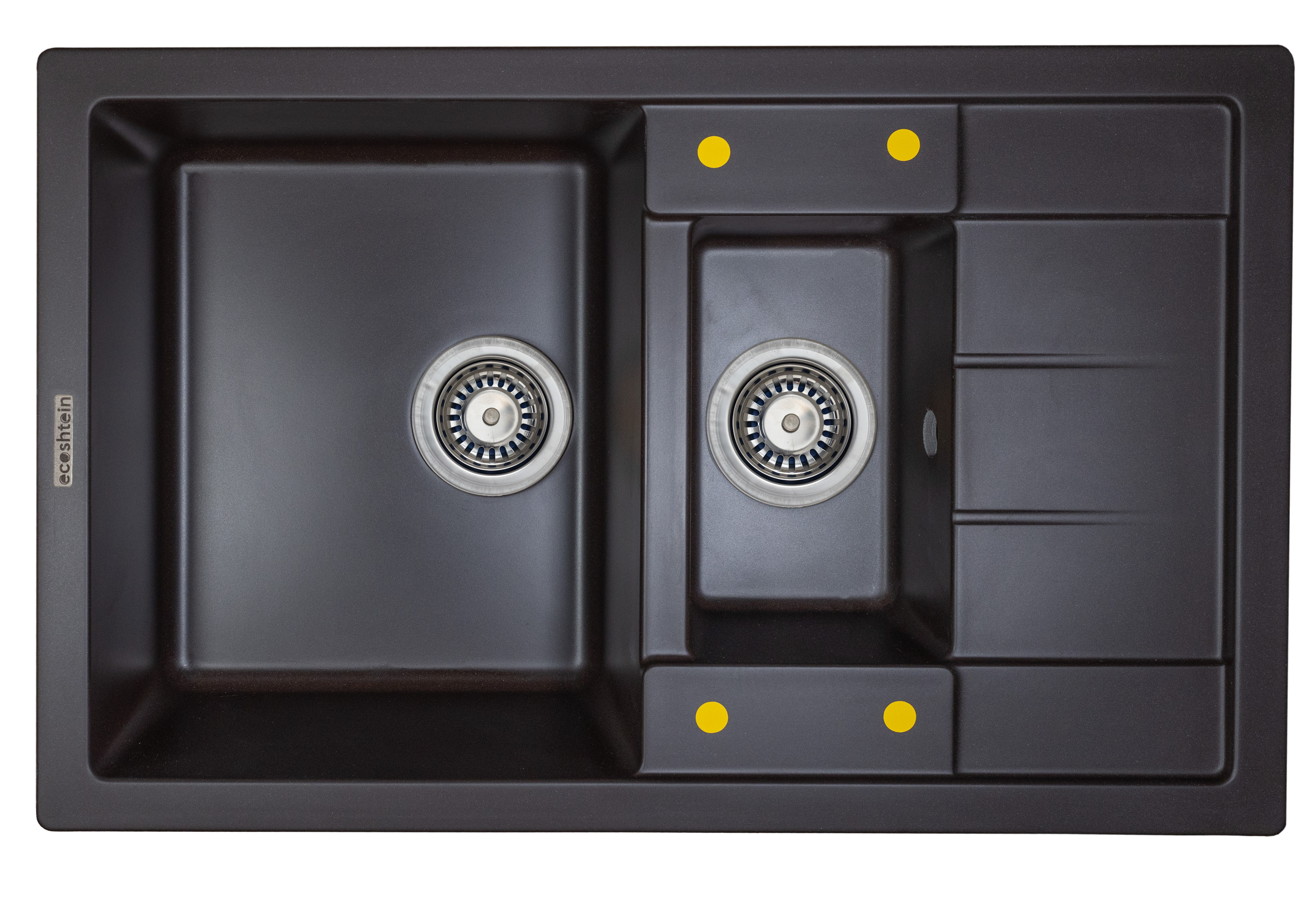 ECOSHTEIN RECHTECK 781.5 кухонная мойка мокко