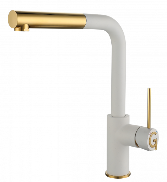 RIVELATO ALBANO 1573503 brina oro смеситель белый