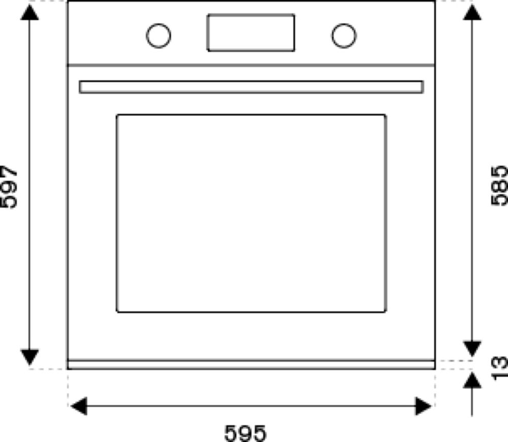 BERTAZZONI F609HEREKTAG духовой шкаф слоновая кость/золото