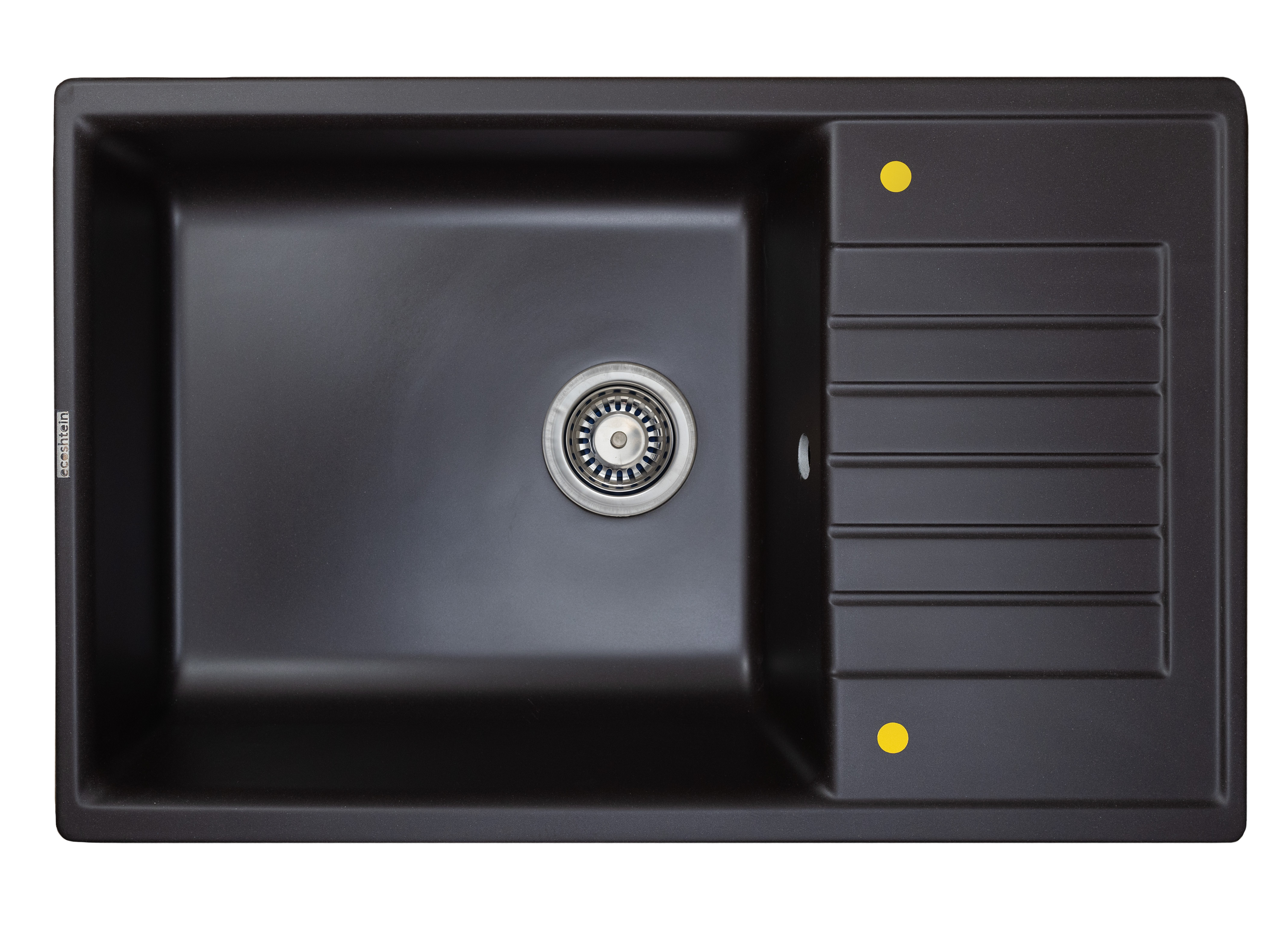ECOSHTEIN RECHTECK 780.500 кухонная мойка мокко