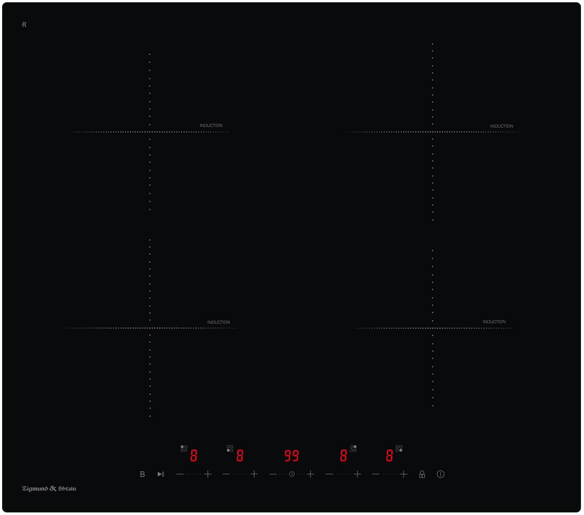 ZIGMUND & SHTAIN CI 22.6 B варочная панель черный