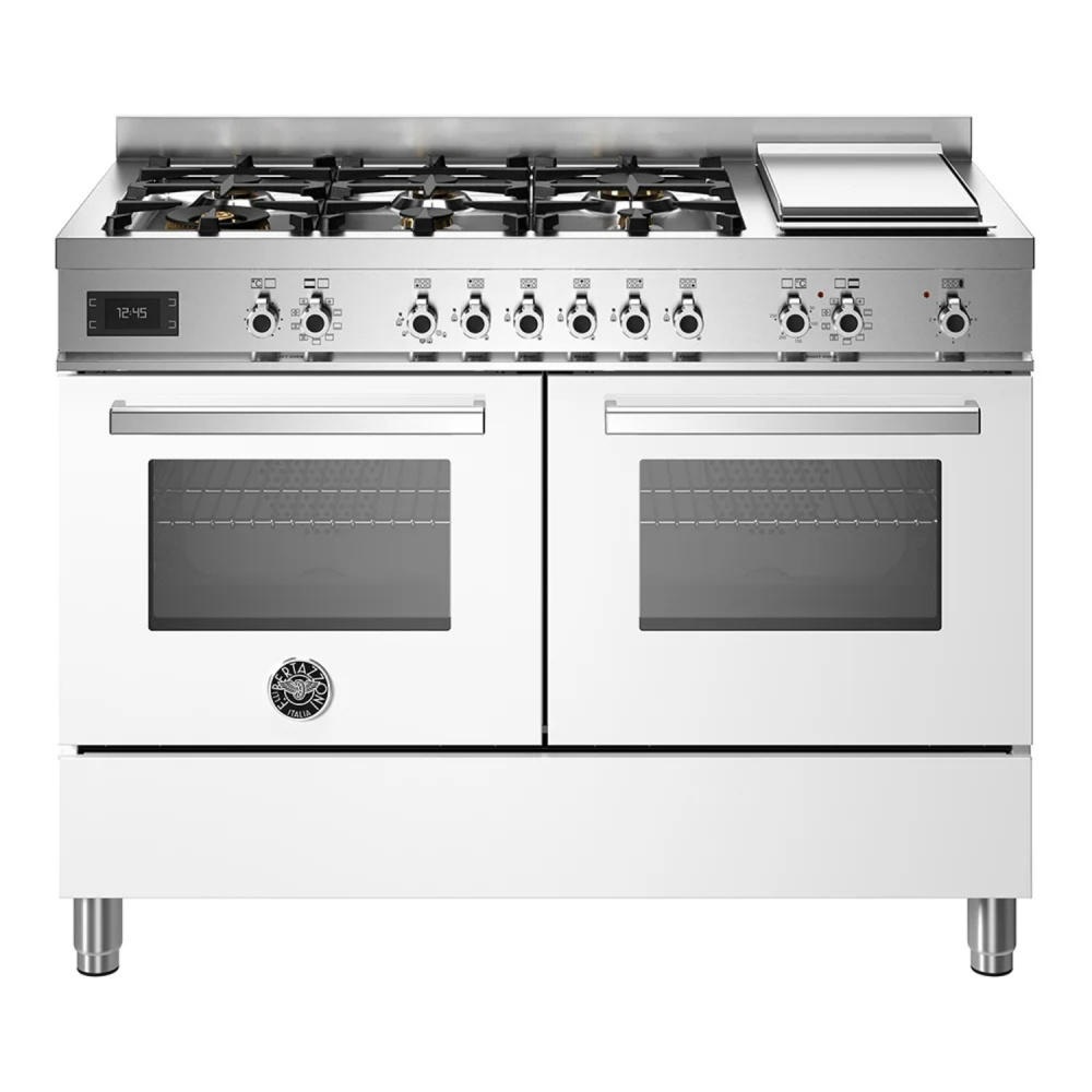 BERTAZZONI PRO126G2EBIT газовый варочный центр белый глянец