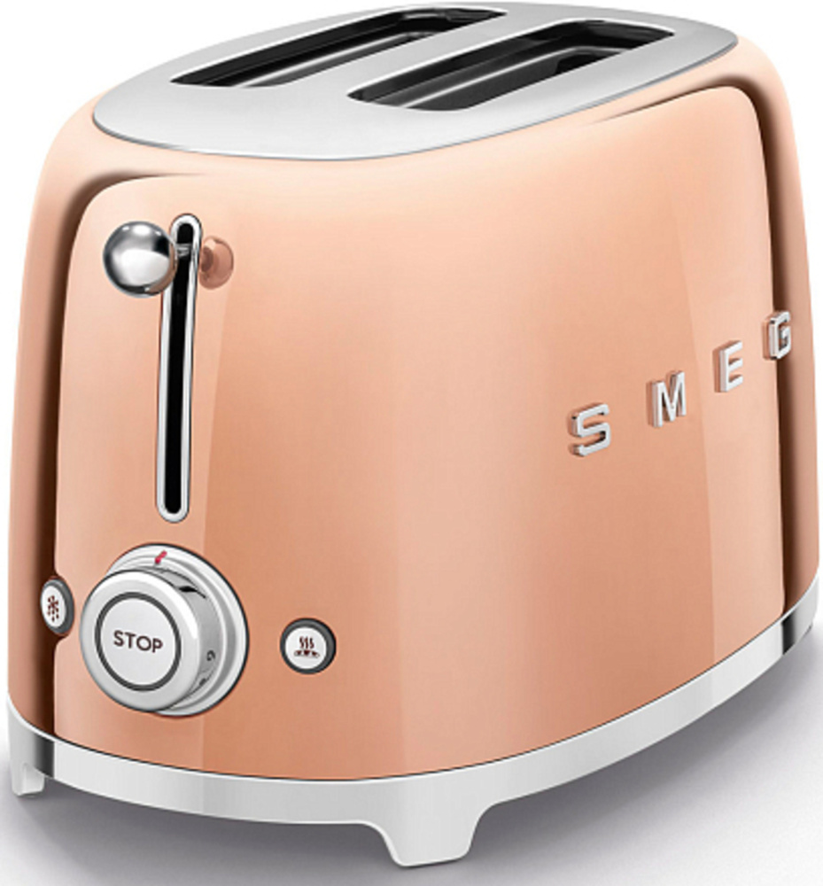 SMEG TSF01RGEU тостер на 2 ломтика розовое золото 