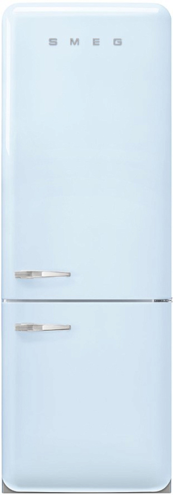 SMEG FAB38RPB5 Отдельностоящий двухдверный холодильник, пастельный голубой