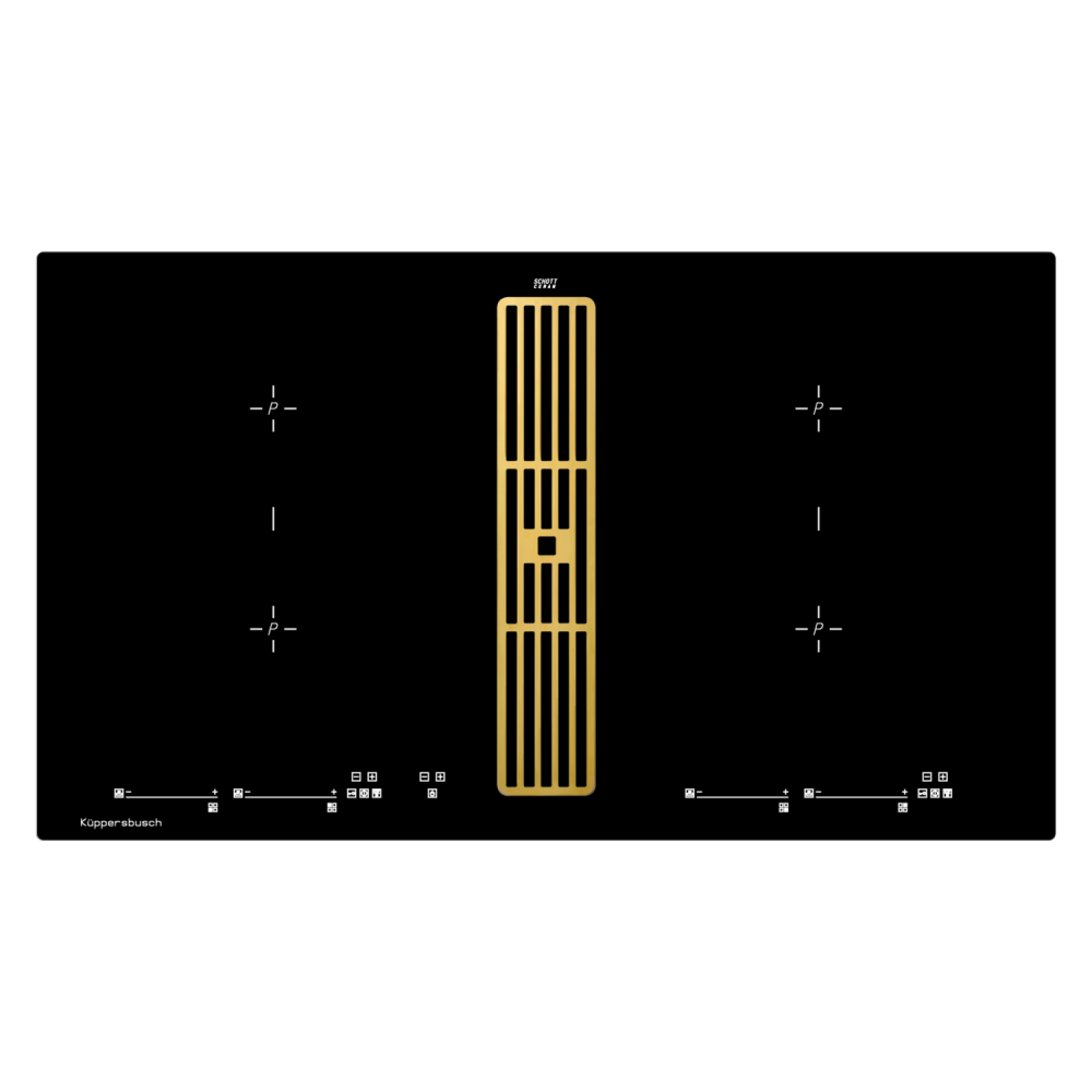 KUPPERSBUSH KMI 9800.0 SR Gold индукционная варочная панель с вытяжкой