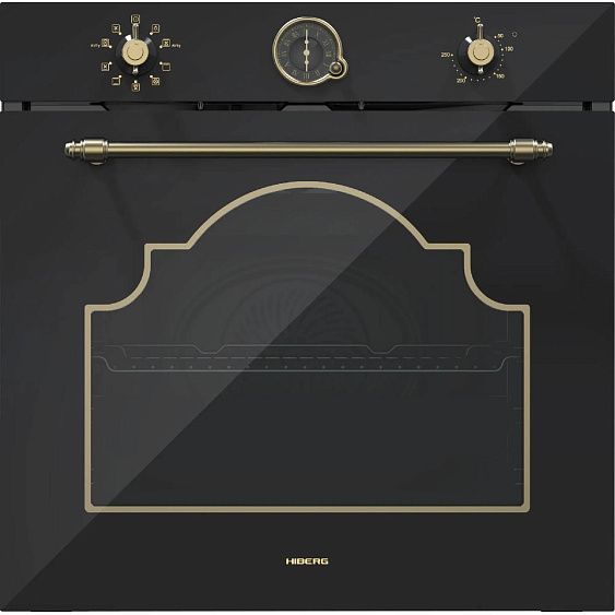 HIBERG VM 6392 BR духовой шкаф черный