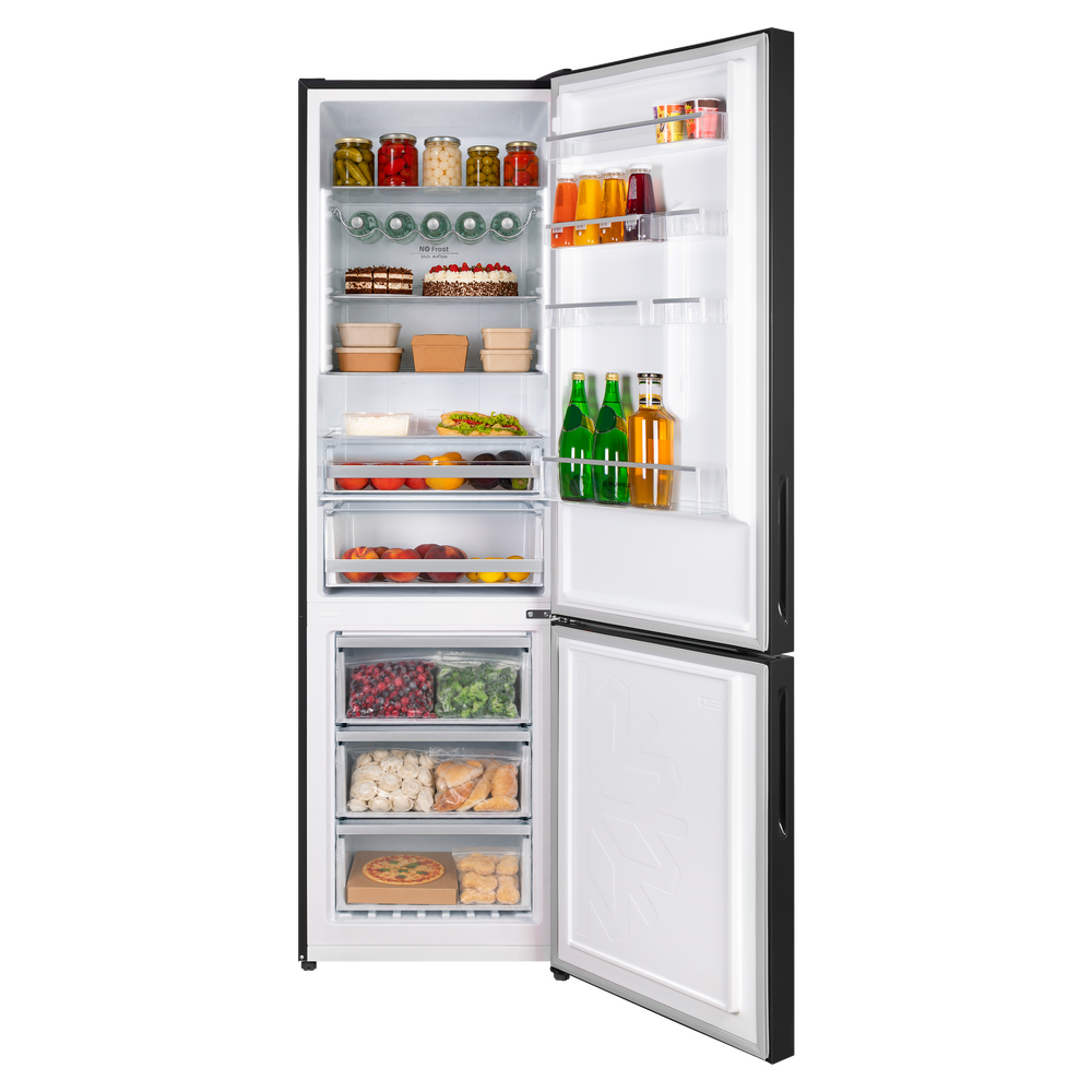 MAUNFELD MFF200NFB Matt Inverter холодильник черный