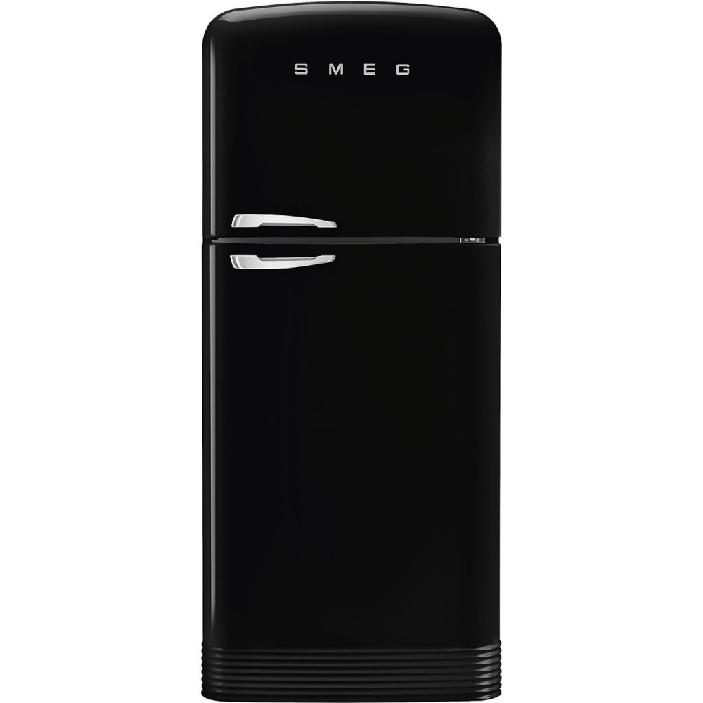 SMEG FAB50RBL5 черный отдельностоящий двухдверный холодильник