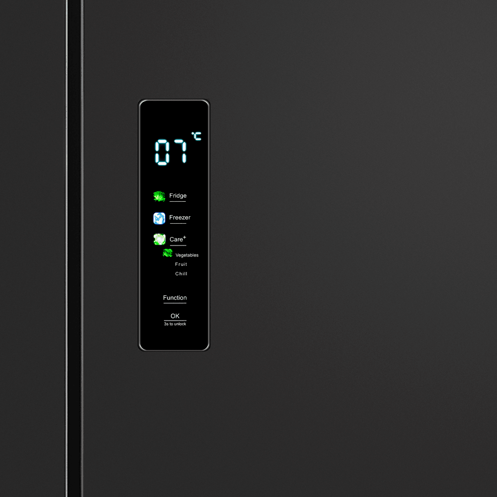 MAUNFELD MFF192NFSB01 Inverter холодильник черная сталь