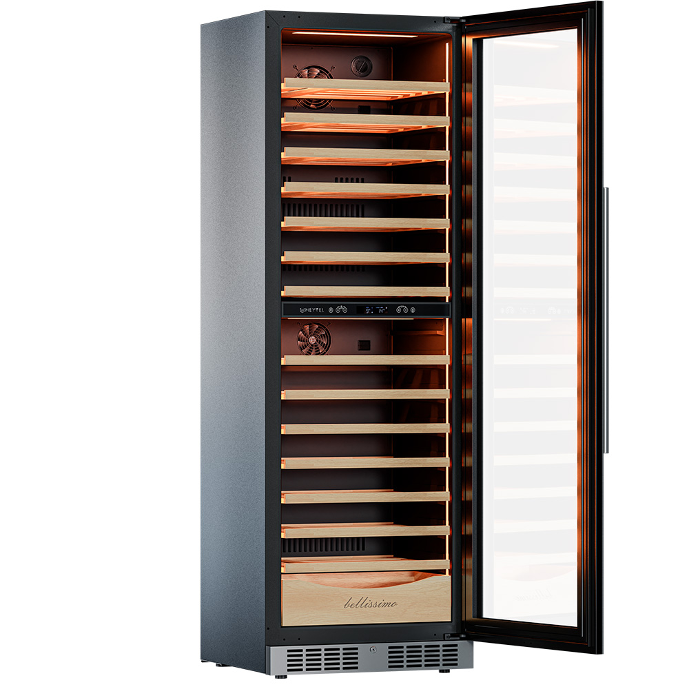 MEYVEL MV110-KST2 (Slim) винный шкаф черный