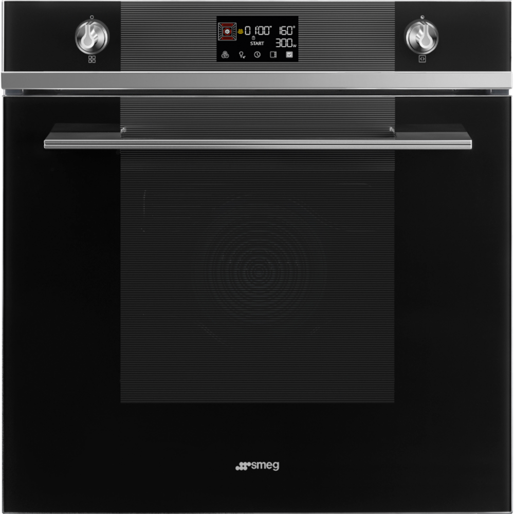 SMEG SO6102M2N черный многофункциональный духовой шкаф с СВЧ