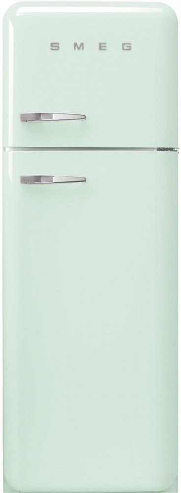 SMEG FAB30RPG5 пастельный зеленый  отдельностоящий двухдверный холодильник стиль 50-х годов