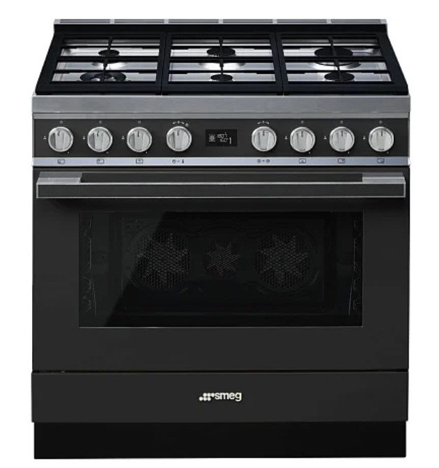 SMEG CPF9GPAN Отдельностоящий варочный центр, антрацит