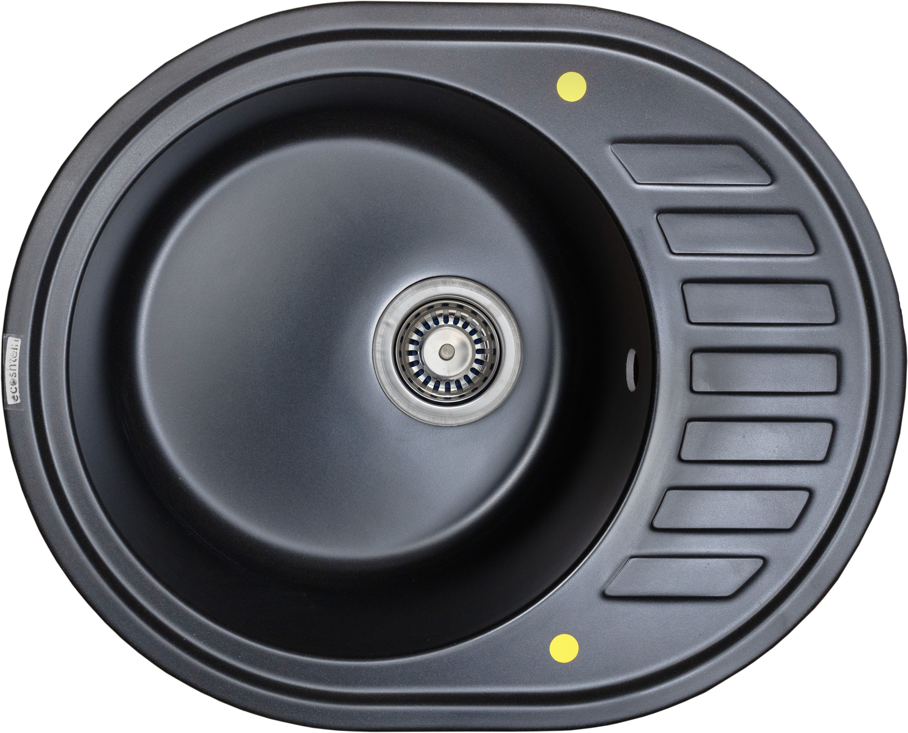 ECOSHTEIN KREIS OV 620 кухонная мойка черный