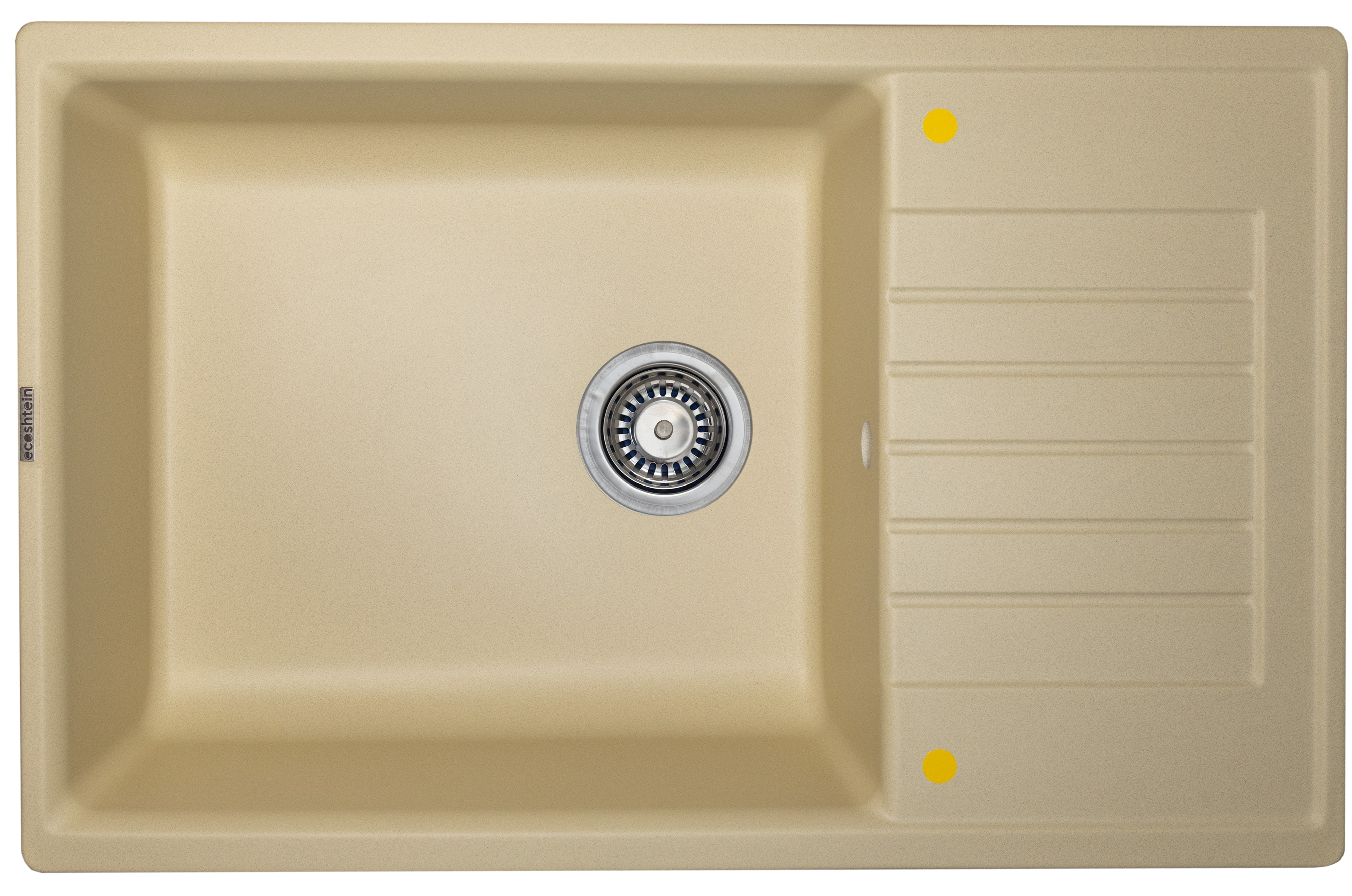 ECOSHTEIN RECHTECK 780.500 кухонная мойка шампань