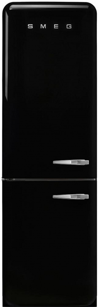 SMEG FAB32LBL5 черный отдельностоящий двухдверный холодильник стиль 50-х годов