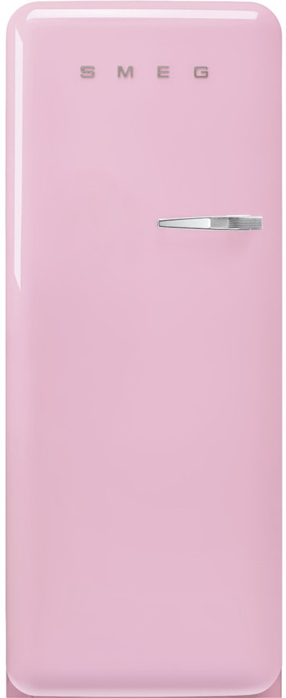 SMEG FAB28LPK5 розовый отдельностоящий холодильник стиль 50-х годов