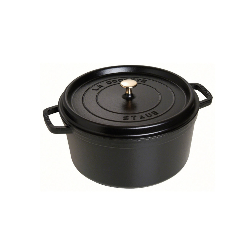 STAUB кокот круглый 30 см 8,35 л черный 1103025