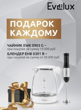 Подарок от EVELUX каждому