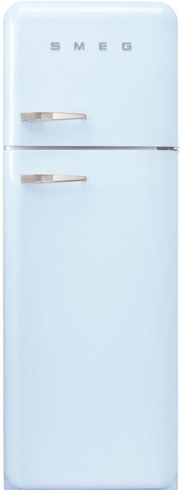 SMEG FAB30RPB5 пастельный голубой  отдельностоящий двухдверный холодильник стиль 50-х годов