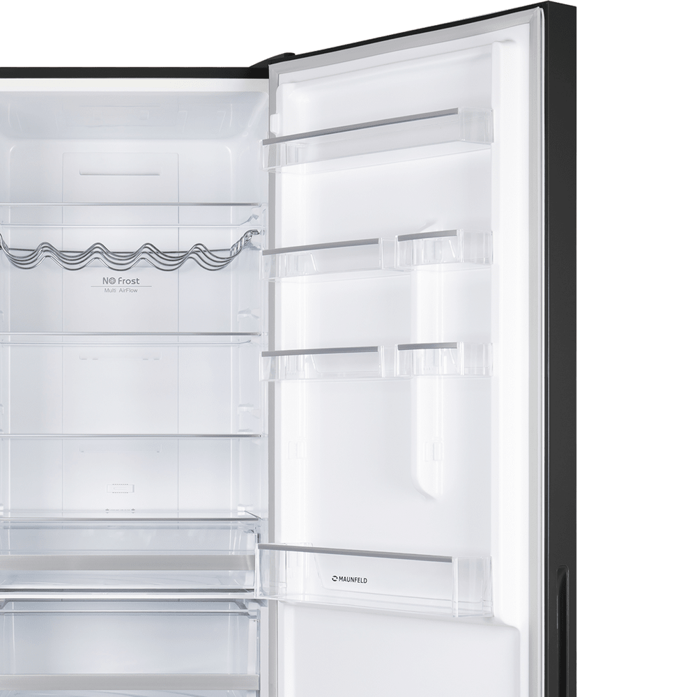 MAUNFELD MFF200NFB Matt Inverter холодильник черный