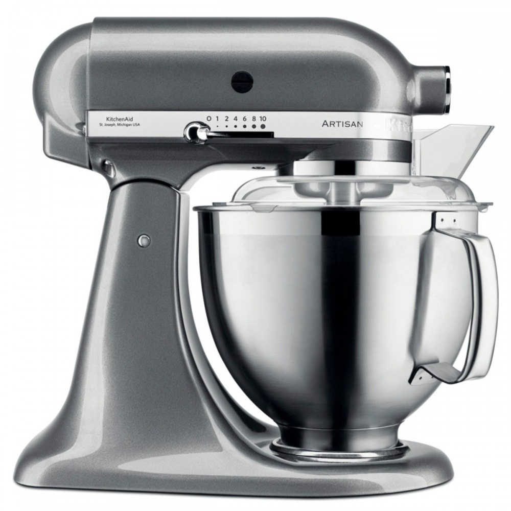 KITCHENAID 5KSM185PSEMS ARTISAN планетарный миксер 4,8 л серебряный медальон