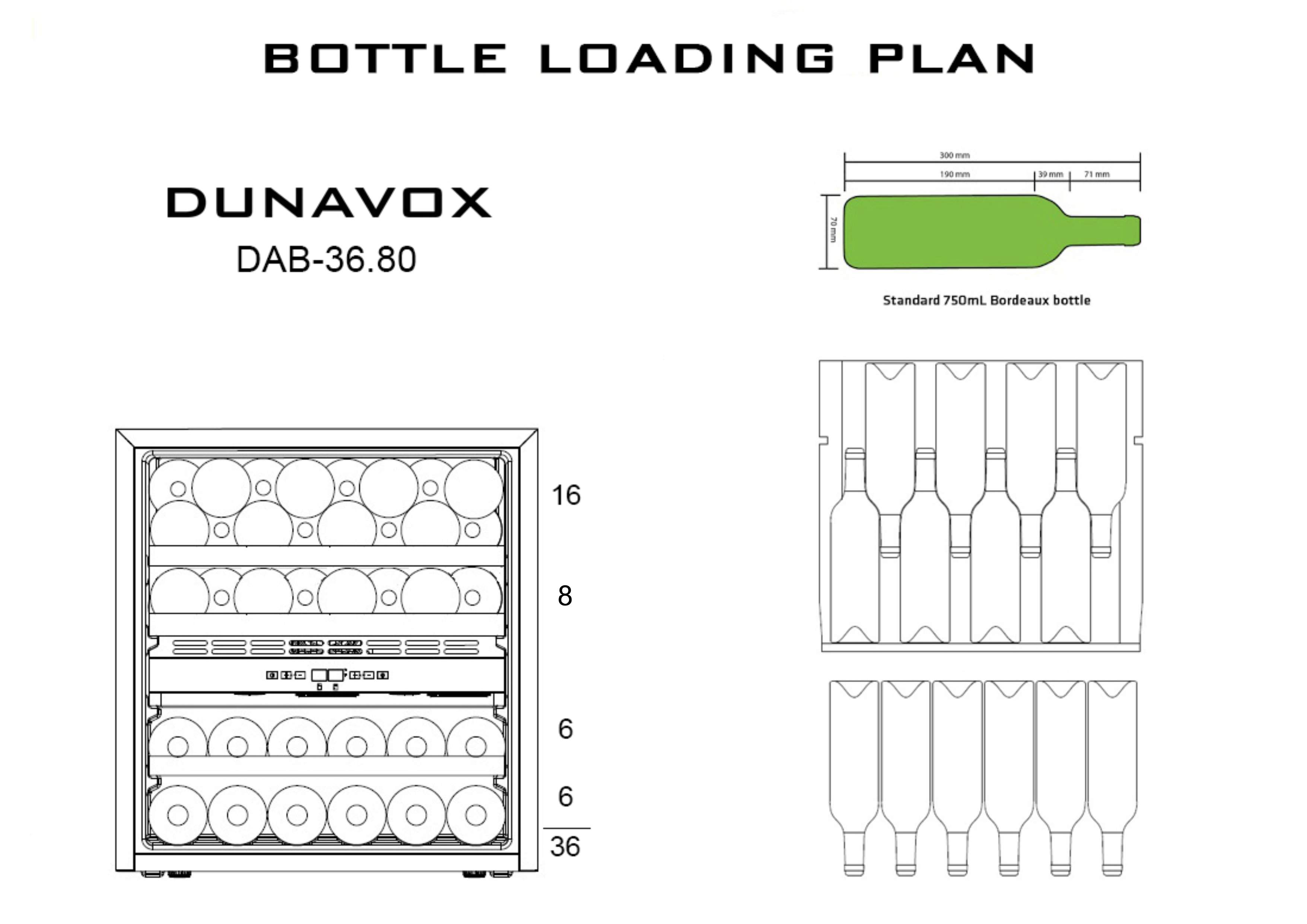 DUNAVOX DAB-36.80DW винный шкаф белый