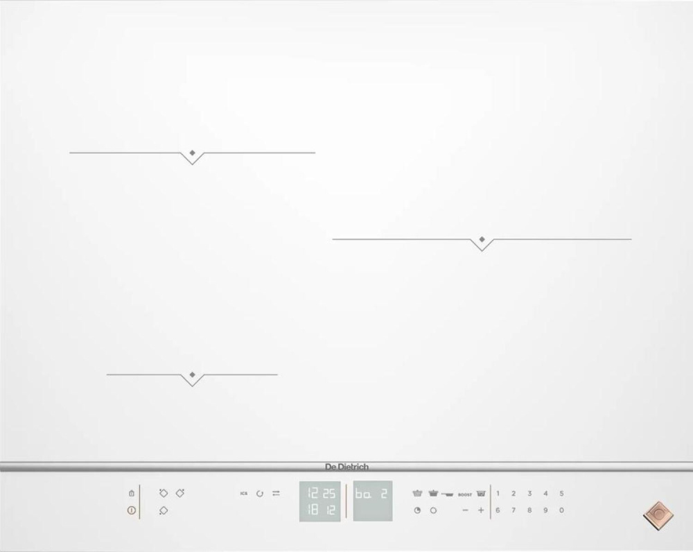 DE DIETRICH DPI7572W ИНДУКЦИОННАЯ ВАРОЧНАЯ ПАНЕЛЬ 65 СМ белый