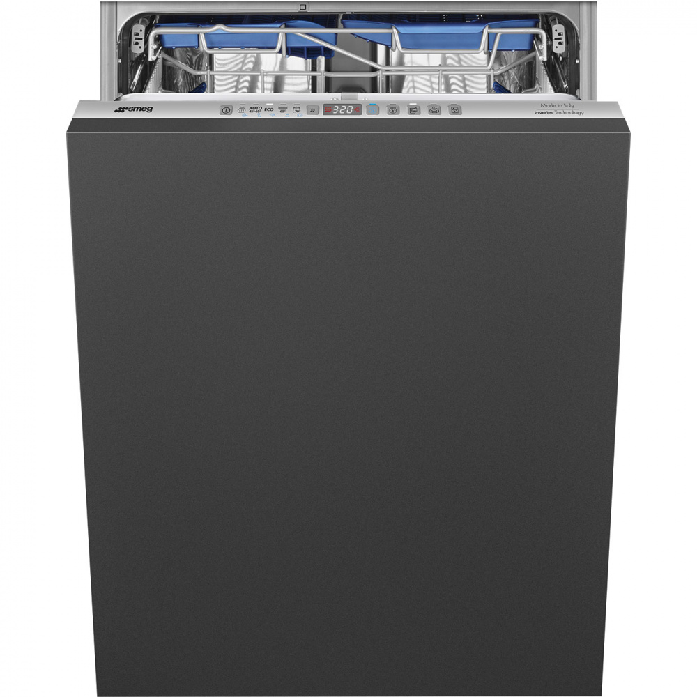 SMEG STL323BQLH черный полностью встраиваемая посудомоечная машина