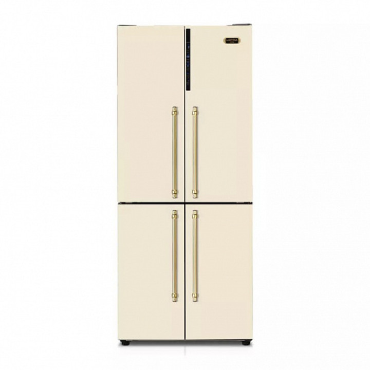 LOFRA GFRBI817 BRASS 4 DOORS холодильник бежевый