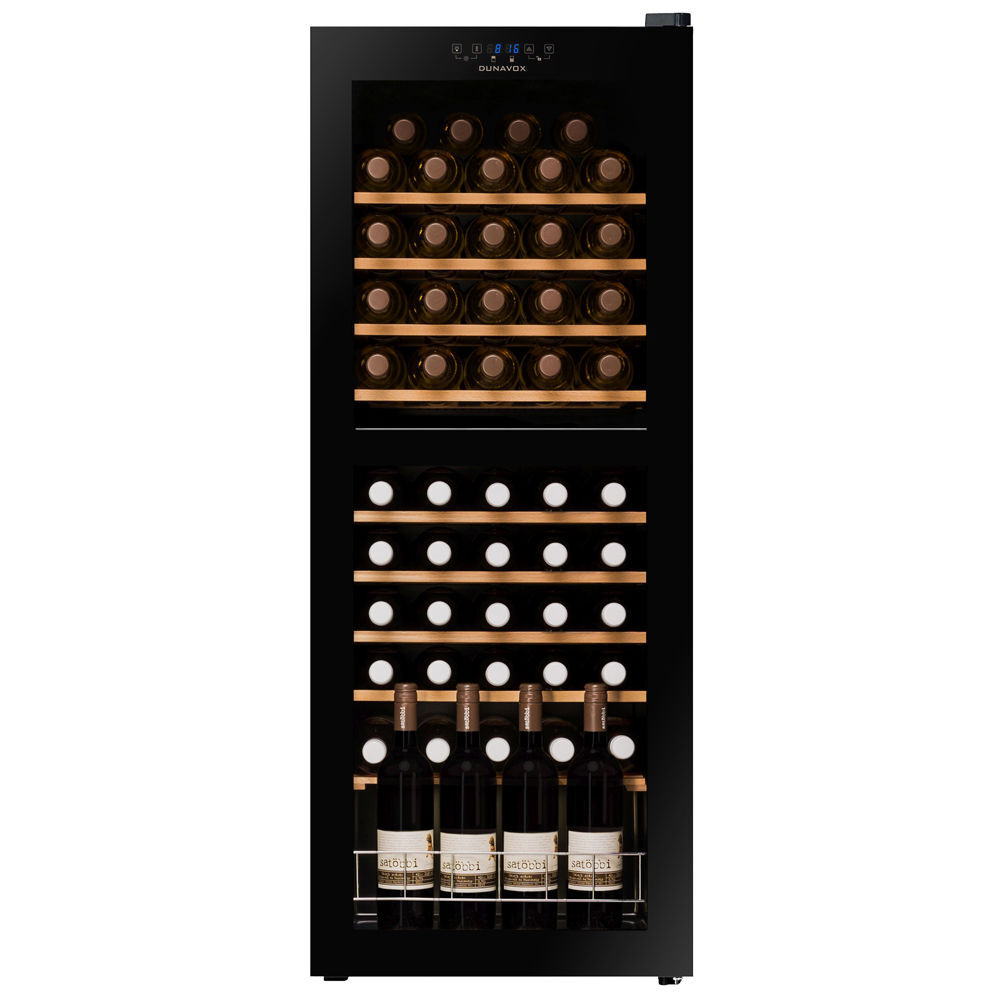 Dunavox DXFH-50.142 отдельностоящий винный шкаф черный