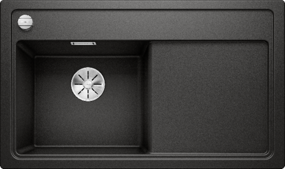 BLANCO ZENAR 45S Standard Black SILGRANIT PuraDur InFino мойка черный