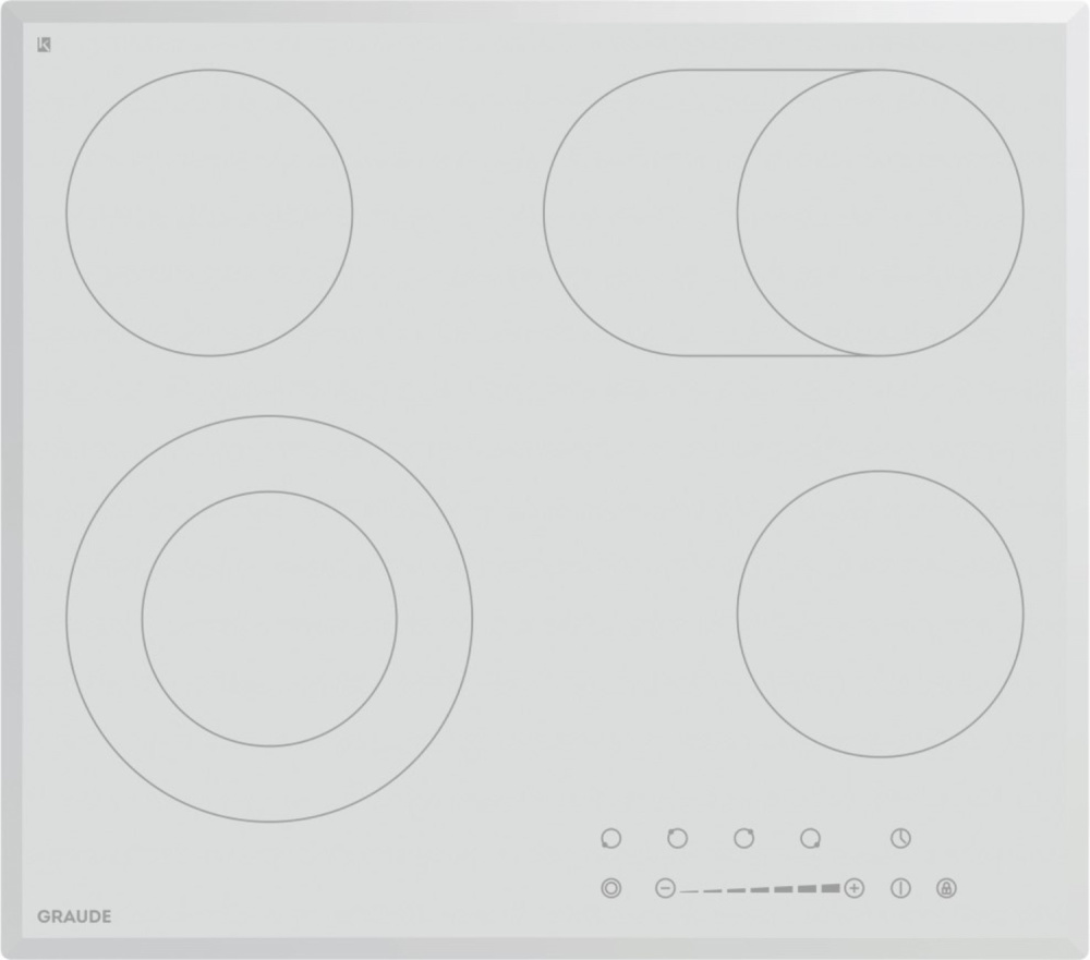 GRAUDE EK 60.2 WF электрическая варочная панель белый