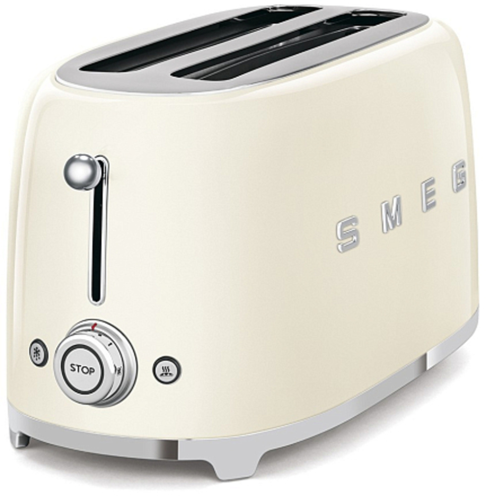 SMEG TSF02CREU тостер на 4 ломтика кремовый