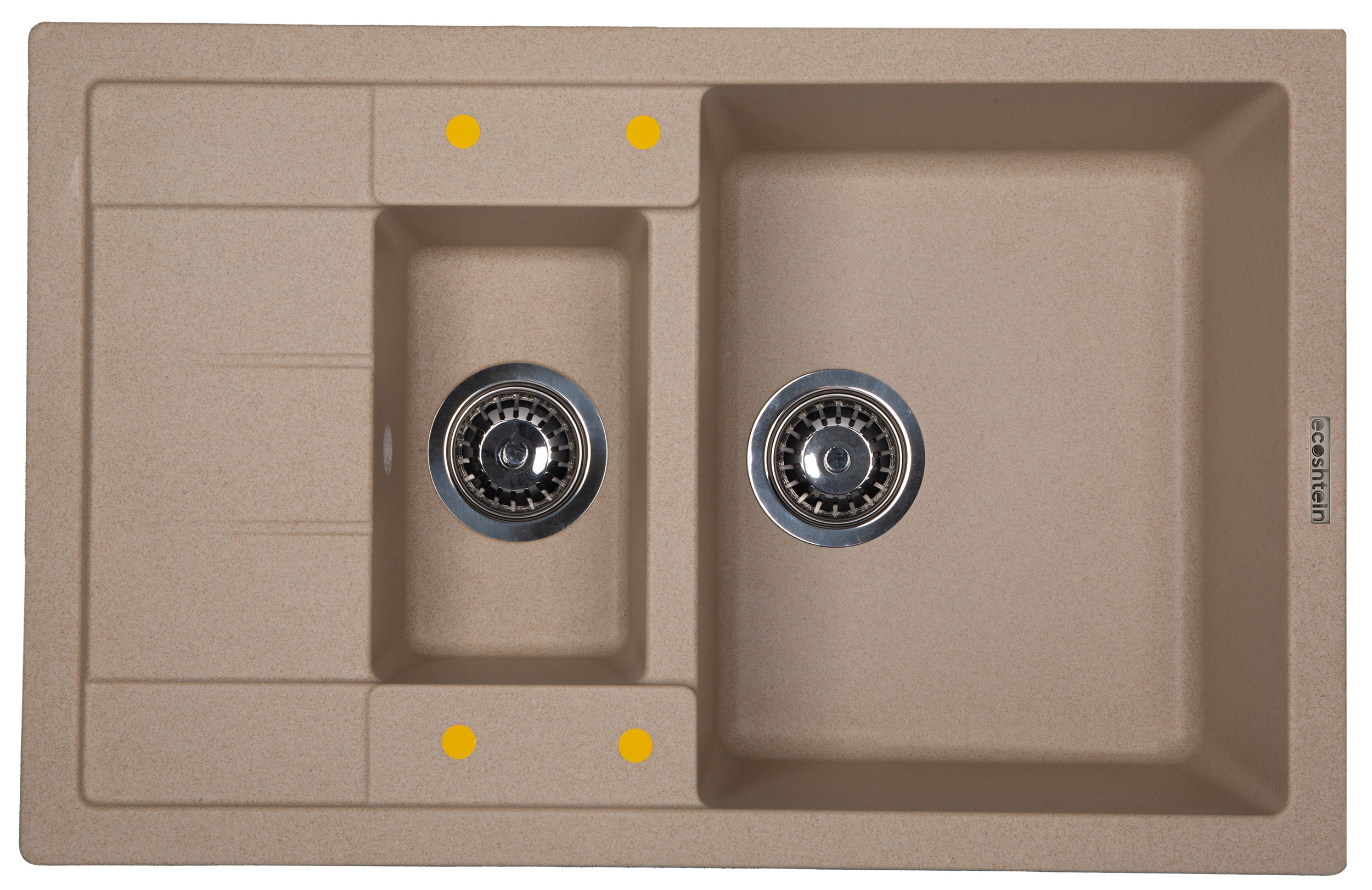 ECOSHTEIN RECHTECK 781.5 кухонная мойка бежевый