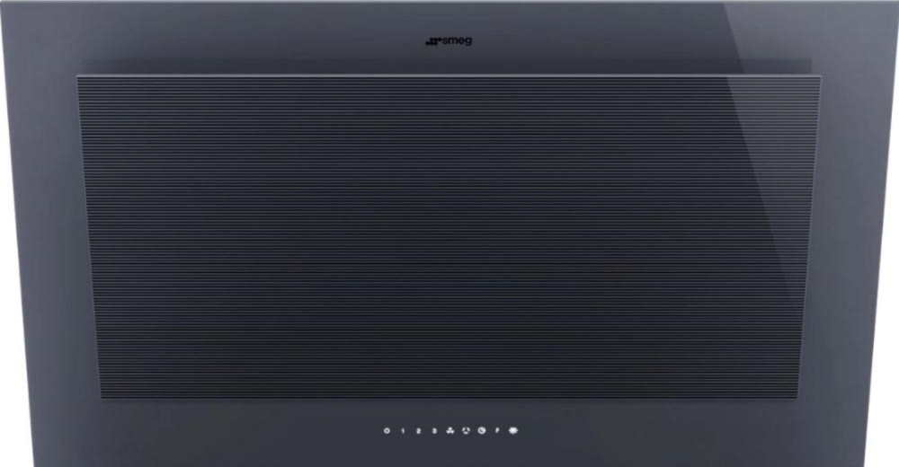 SMEG KV194G наклонная вытяжка стекло Neptune grey