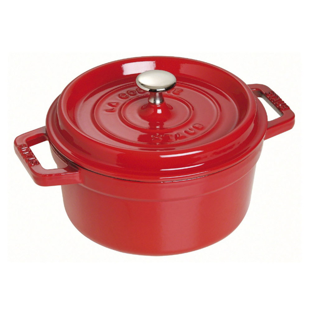 STAUB кокот круглый 24 см 3,8 л вишневый 1102406