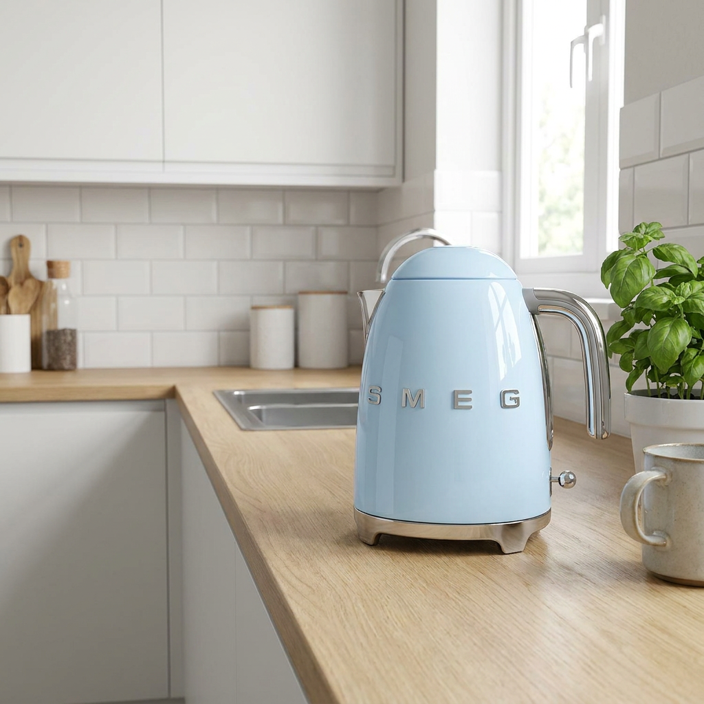 SMEG KLF03PBEU чайник пастельный голубой