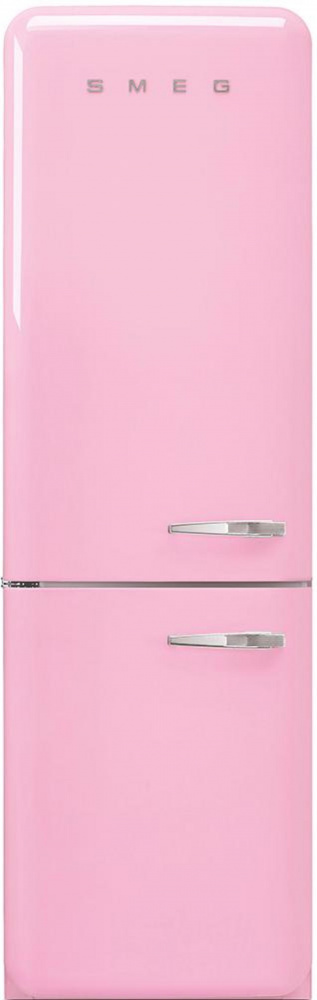 SMEG FAB32LPK5 розовый отдельностоящий двухдверный холодильник стиль 50-х годов