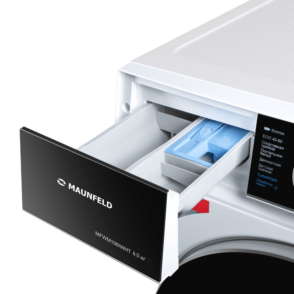 MAUNFELD MFWM106IWHT стиральная машина белый