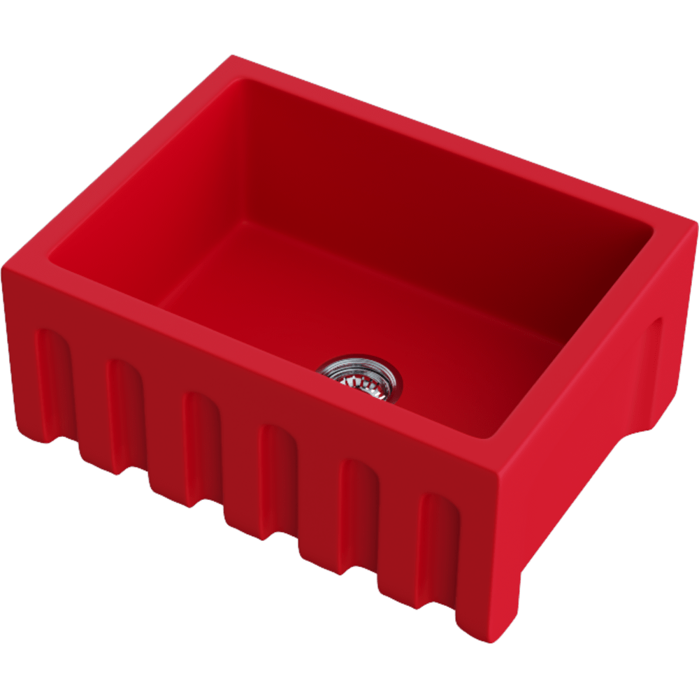 OMOIKIRI MIKURA 61-TO Matt мойка красный