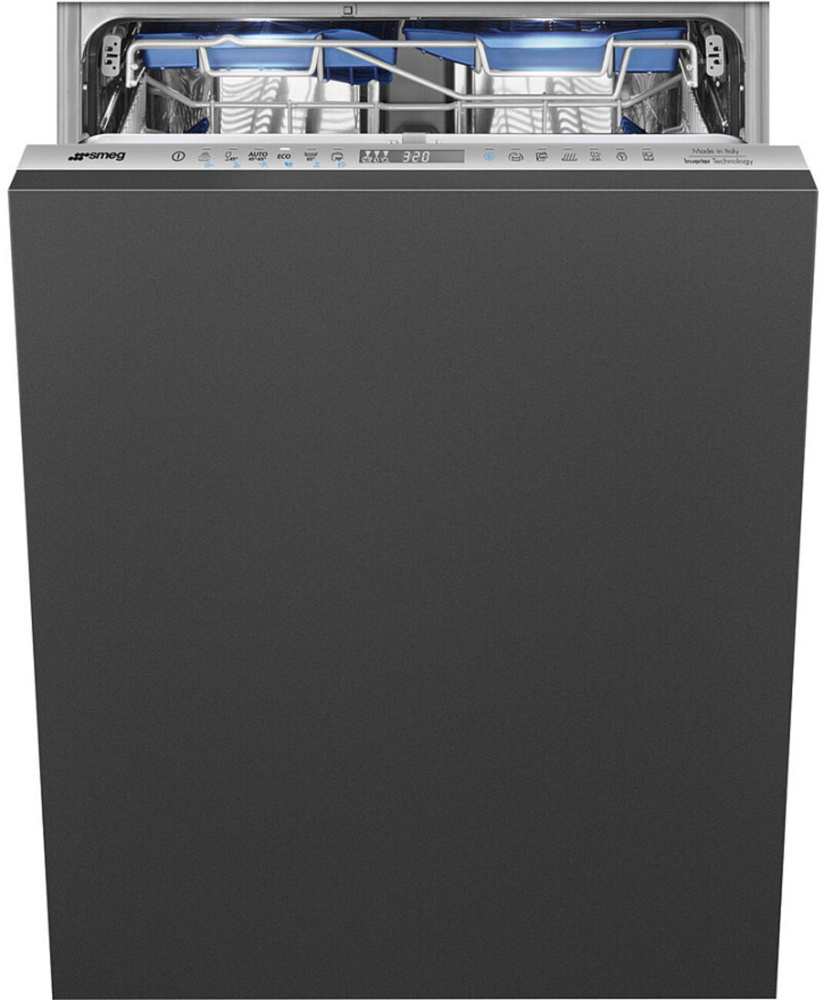 SMEG STL324AQLL Полностью встраиваемая посудомоечная машина, черный