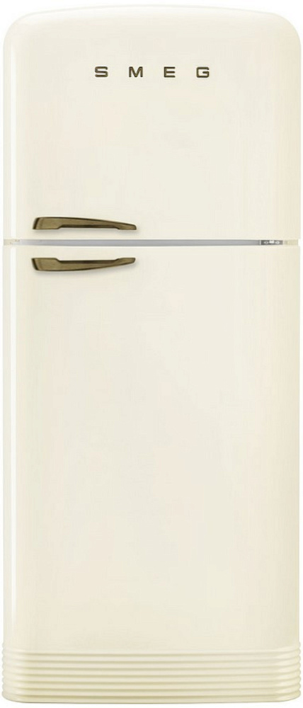 SMEG FAB50RCRB5 Отдельностоящий двухдверный холодильник, кремовый